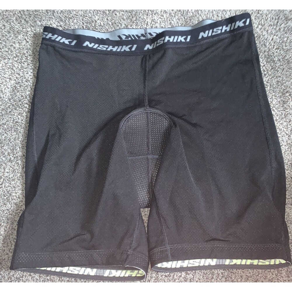 Nishiki Bicycle Black Padded Shorts XL